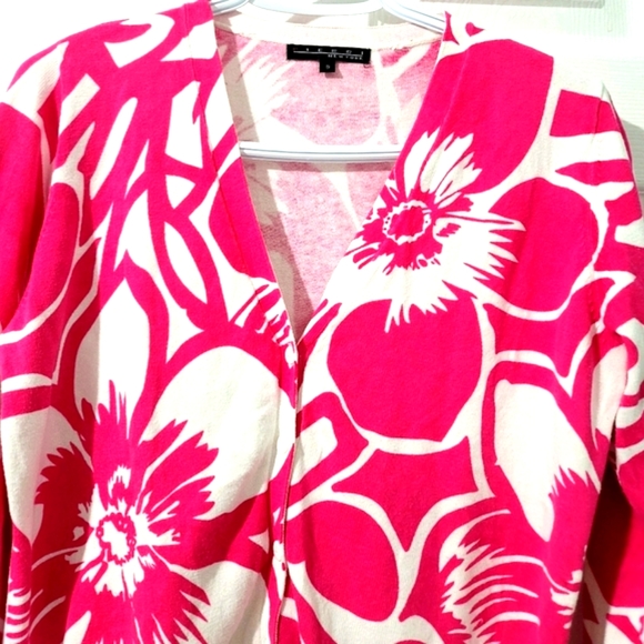 Pierri New York Women's Floral Cardigan Size S - Picture 3 of 16